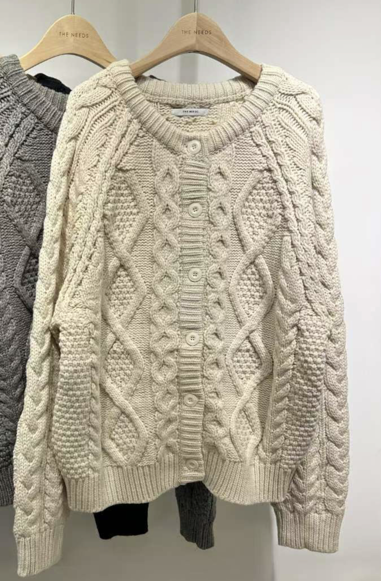 THENEEDS韓國代購㊣女士新款推薦25秋冬人氣熱賣時尚毛衣羊毛THENEEDS毛衣圖色3