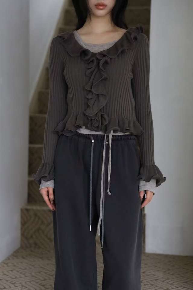 THENEEDS韓國代購㊣女士新款休閑人氣25秋冬熱賣時尚針織衫THENEEDS針織衫