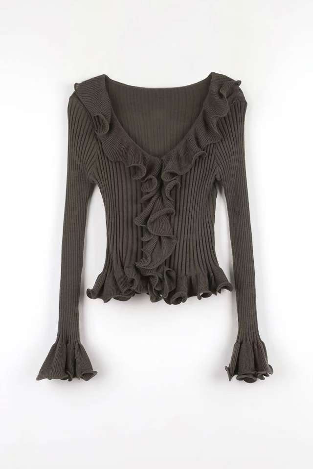 THENEEDS韓國代購㊣女士新款休閑人氣25秋冬熱賣時尚針織衫THENEEDS針織衫圖色2