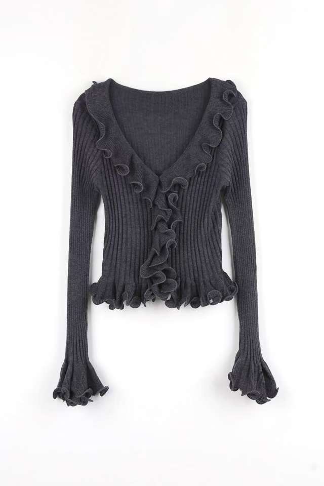 THENEEDS韓國代購㊣女士新款休閑人氣25秋冬熱賣時尚針織衫THENEEDS針織衫圖色4