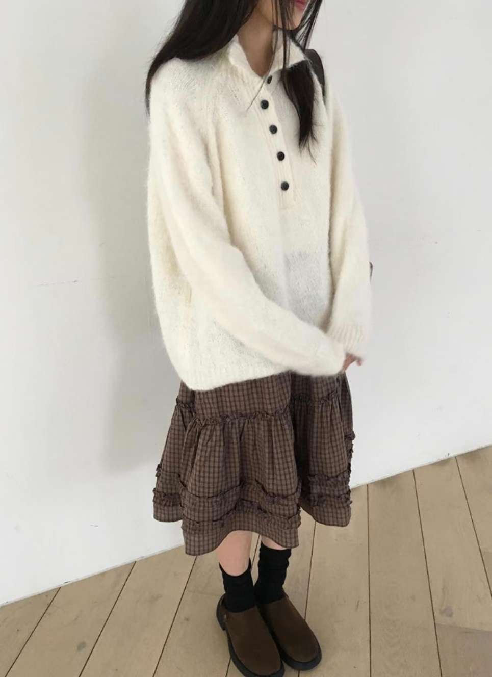 THENEEDS東大門㊣代購女裝新品休閑推薦25秋冬人氣熱賣針織衫THENEEDS針織衫