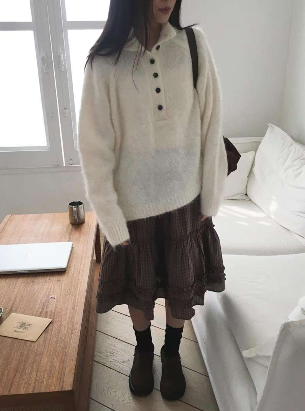 THENEEDS東大門㊣代購女裝新品休閑推薦25秋冬人氣熱賣針織衫THENEEDS針織衫