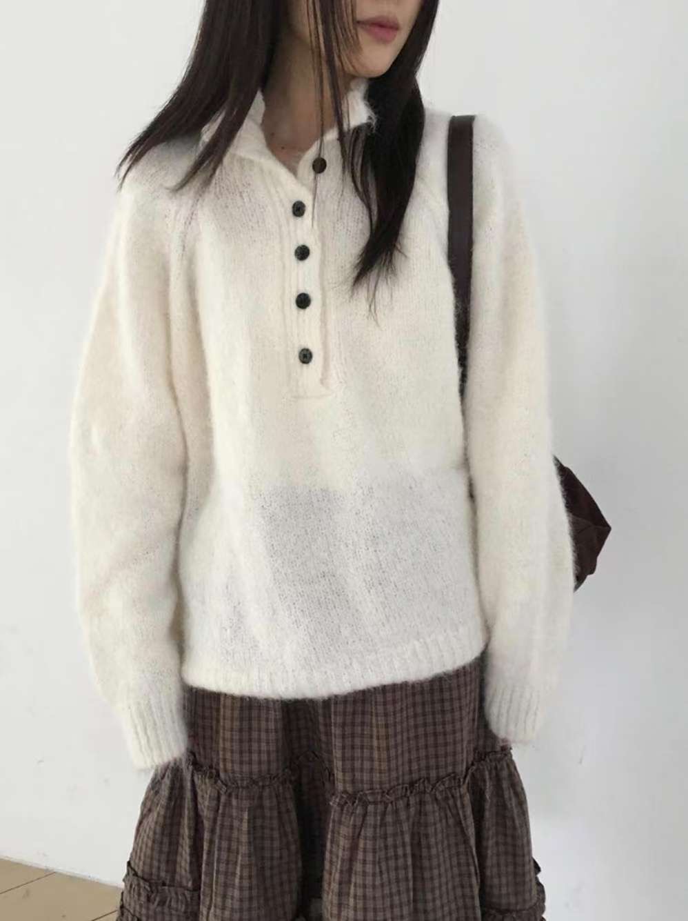 THENEEDS東大門㊣代購女裝新品休閑推薦25秋冬人氣熱賣針織衫THENEEDS針織衫圖色1