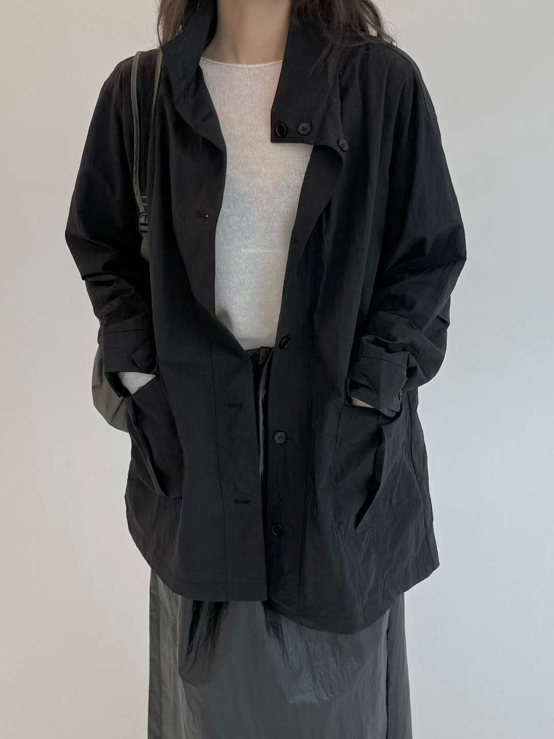 THENEEDS東大門㊣代購女士新品人氣時尚25秋冬真品休閑夾克THENEEDS夾克