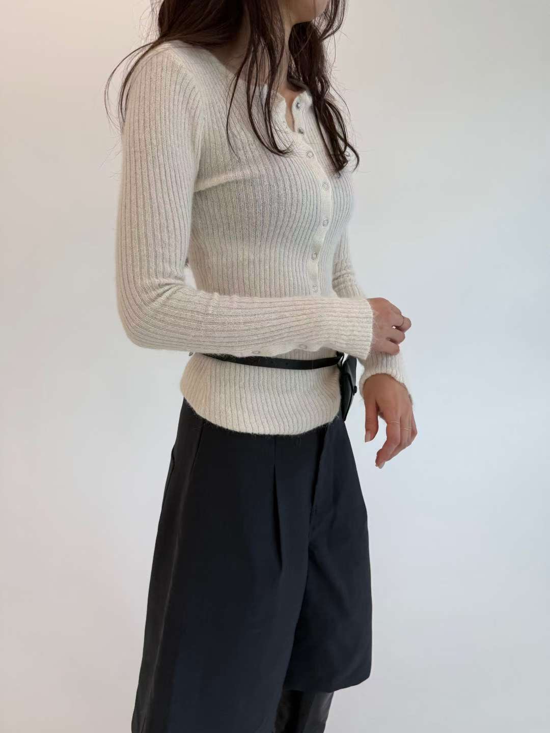 THENEEDS東大門㊣實拍女士新品推薦休閑熱賣針織衫不含腰包THENEEDS針織衫