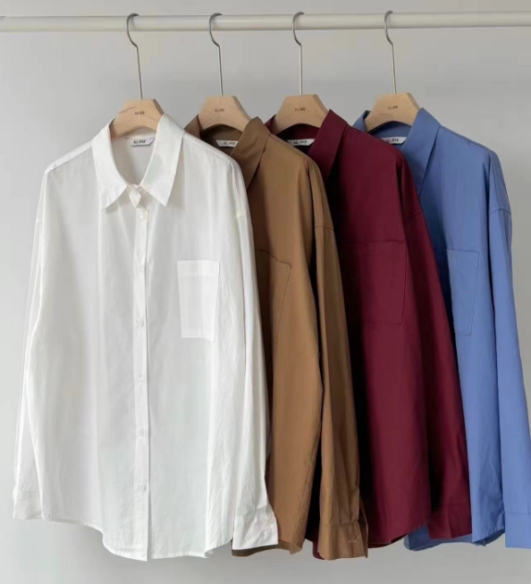 ALL OVER韓國直郵㊣女裝新品人氣職業休閑真品推薦襯衫蕾絲衫ALL OVER襯衫/蕾絲衫圖色3左三色