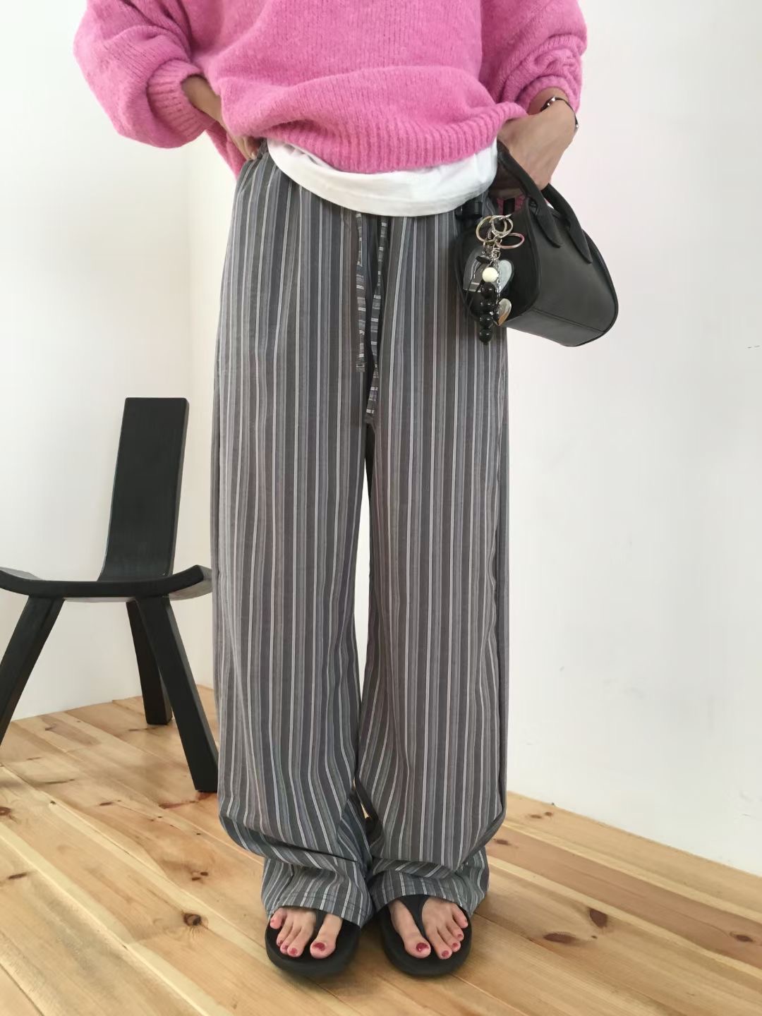 WEARME東大門㊣實拍女裝新款休閑職業熱賣推薦時尚真品休閑褲WEARME休閑褲圖色1