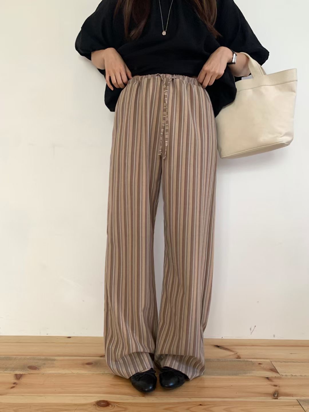 WEARME東大門㊣實拍女裝新款休閑職業熱賣推薦時尚真品休閑褲WEARME休閑褲圖色3