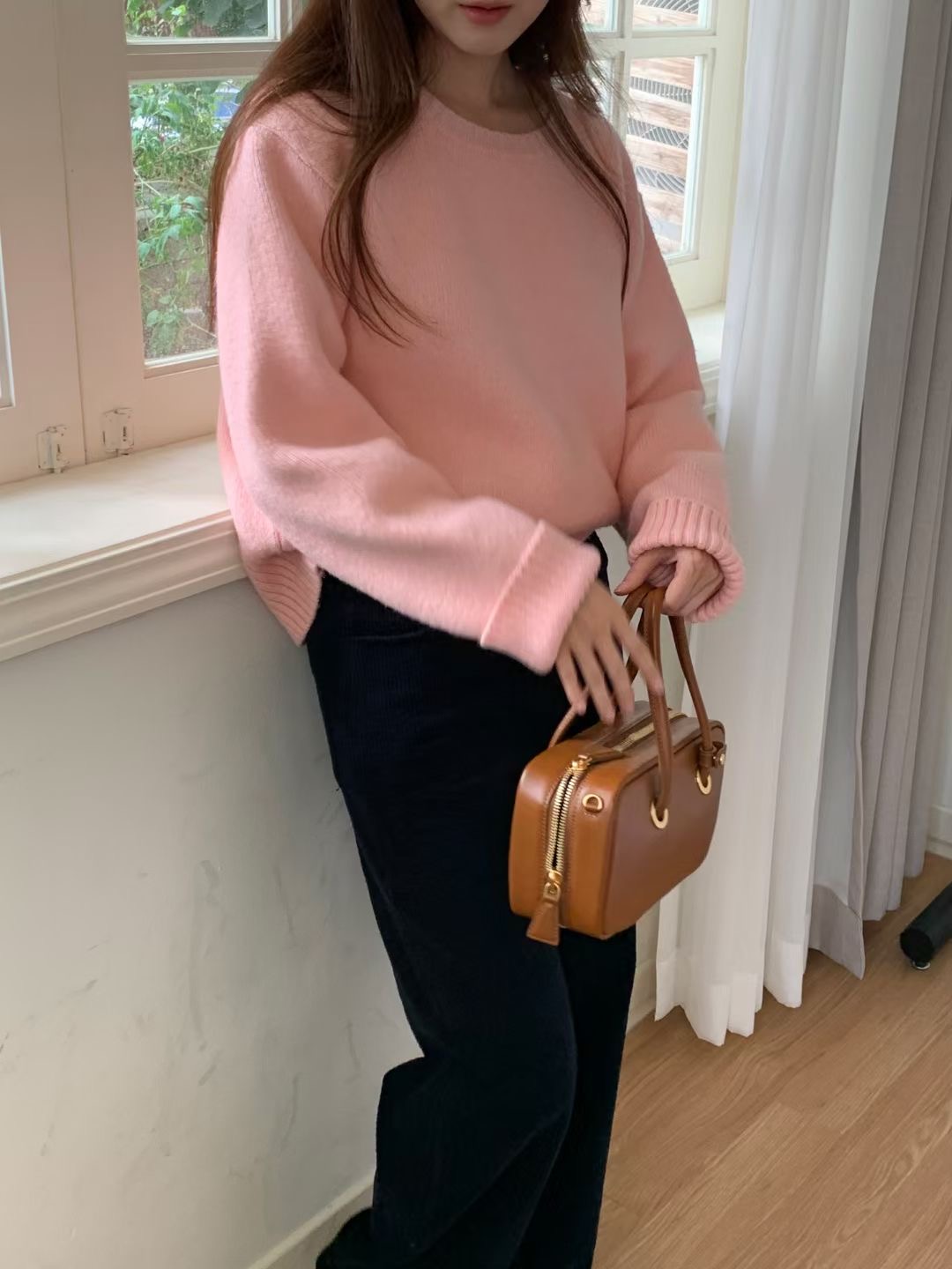 WEARME韓國代購㊣女士新款推薦25秋冬時尚真品職業休閑針織衫WEARME針織衫圖色2