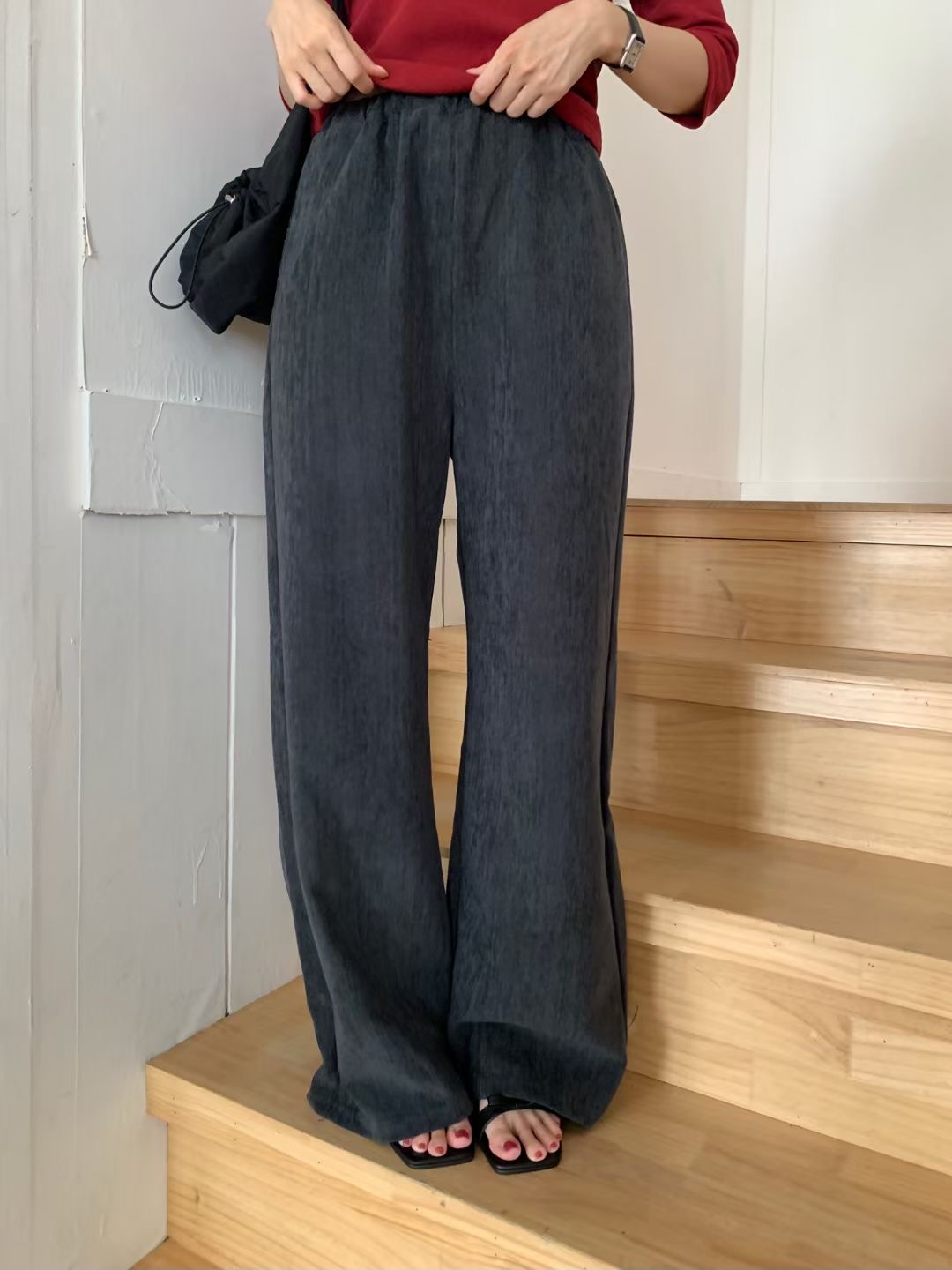 WEARME韓國直郵㊣女士新款推薦職業休閑25秋冬真品人氣休閑褲WEARME休閑褲圖色1