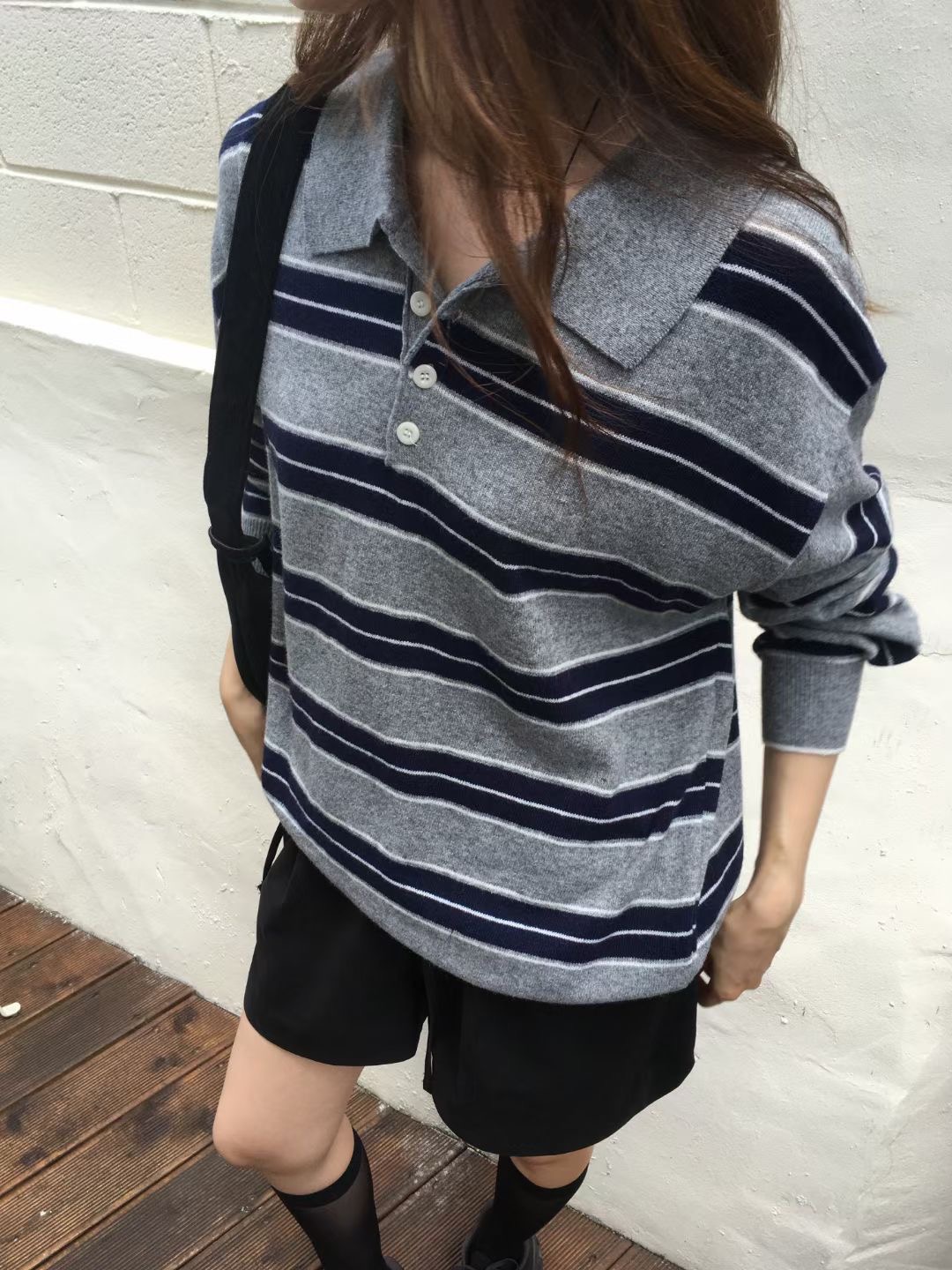 WEARME韓國代購㊣女士新款人氣真品25秋冬休閑推薦職業針織衫WEARME針織衫圖色1