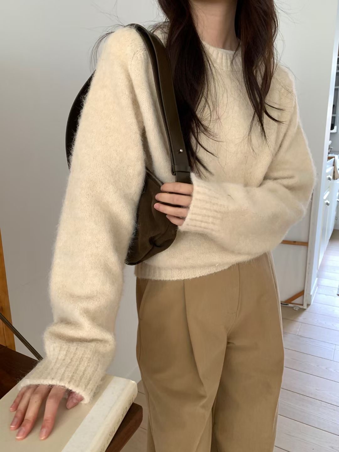 WEARME東大門㊣實拍女士新品時尚休閑真品熱賣人氣職業針織衫WEARME針織衫圖色1