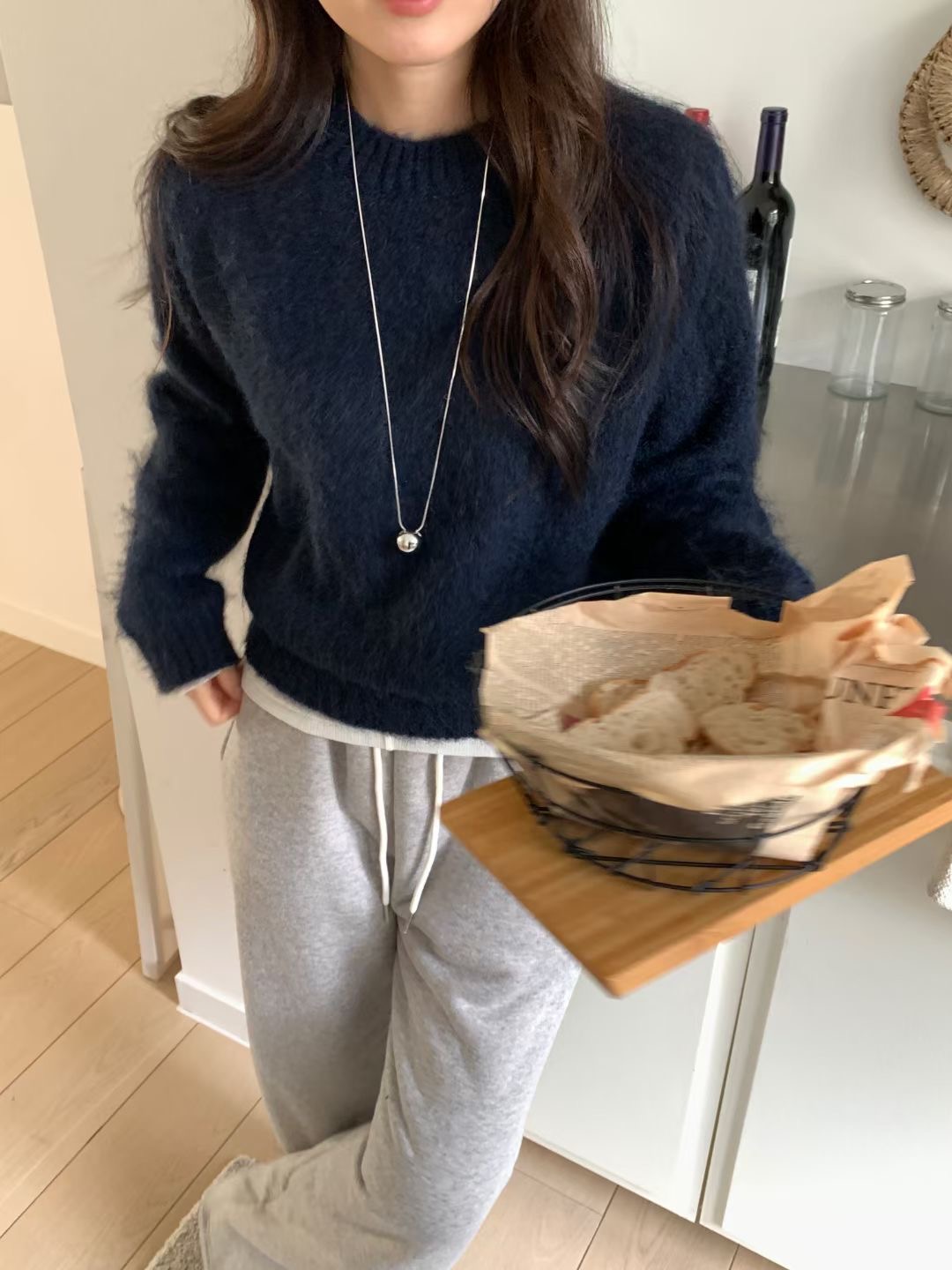 WEARME東大門㊣實拍女士新品時尚休閑真品熱賣人氣職業針織衫WEARME針織衫圖色3