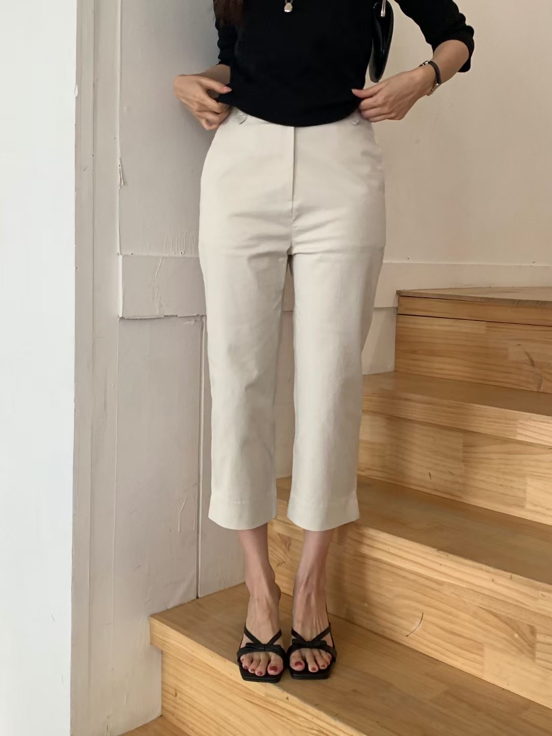 WEARME東大門㊣實拍女裝新品職業推薦休閑25秋冬人氣休閑褲WEARME休閑褲圖色2