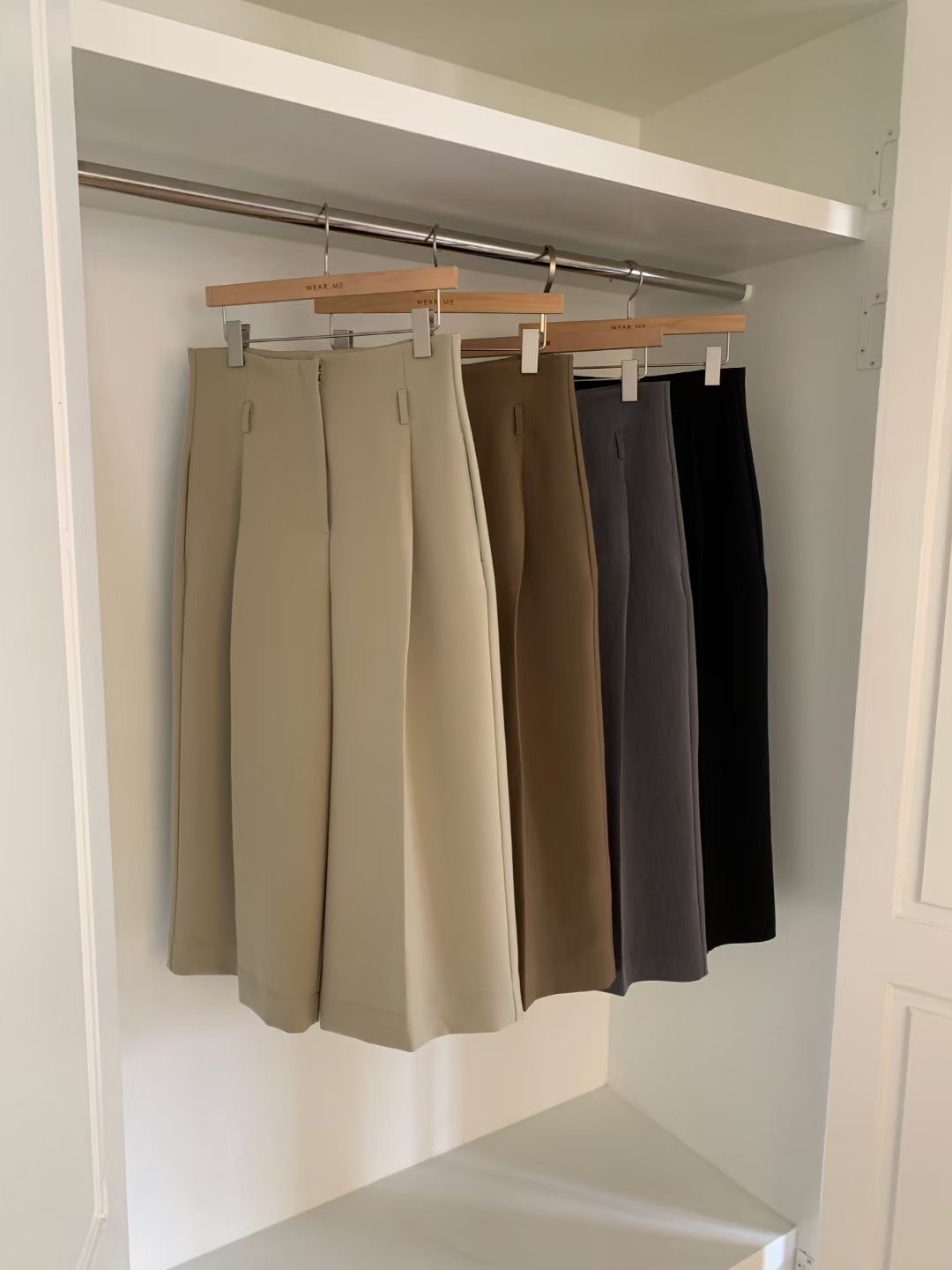 WEARME韓國直郵㊣女裝新款熱賣休閑25秋冬職業休閑褲不含腰帶WEARME休閑褲