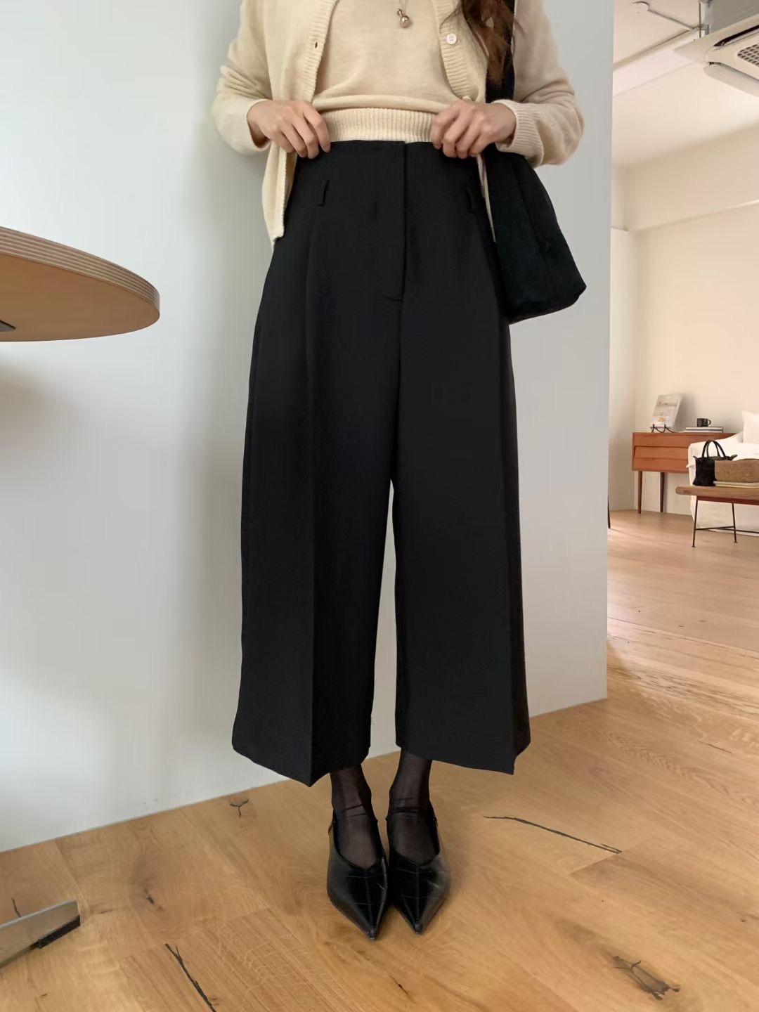 WEARME韓國直郵㊣女裝新款熱賣休閑25秋冬職業休閑褲不含腰帶WEARME休閑褲圖色4