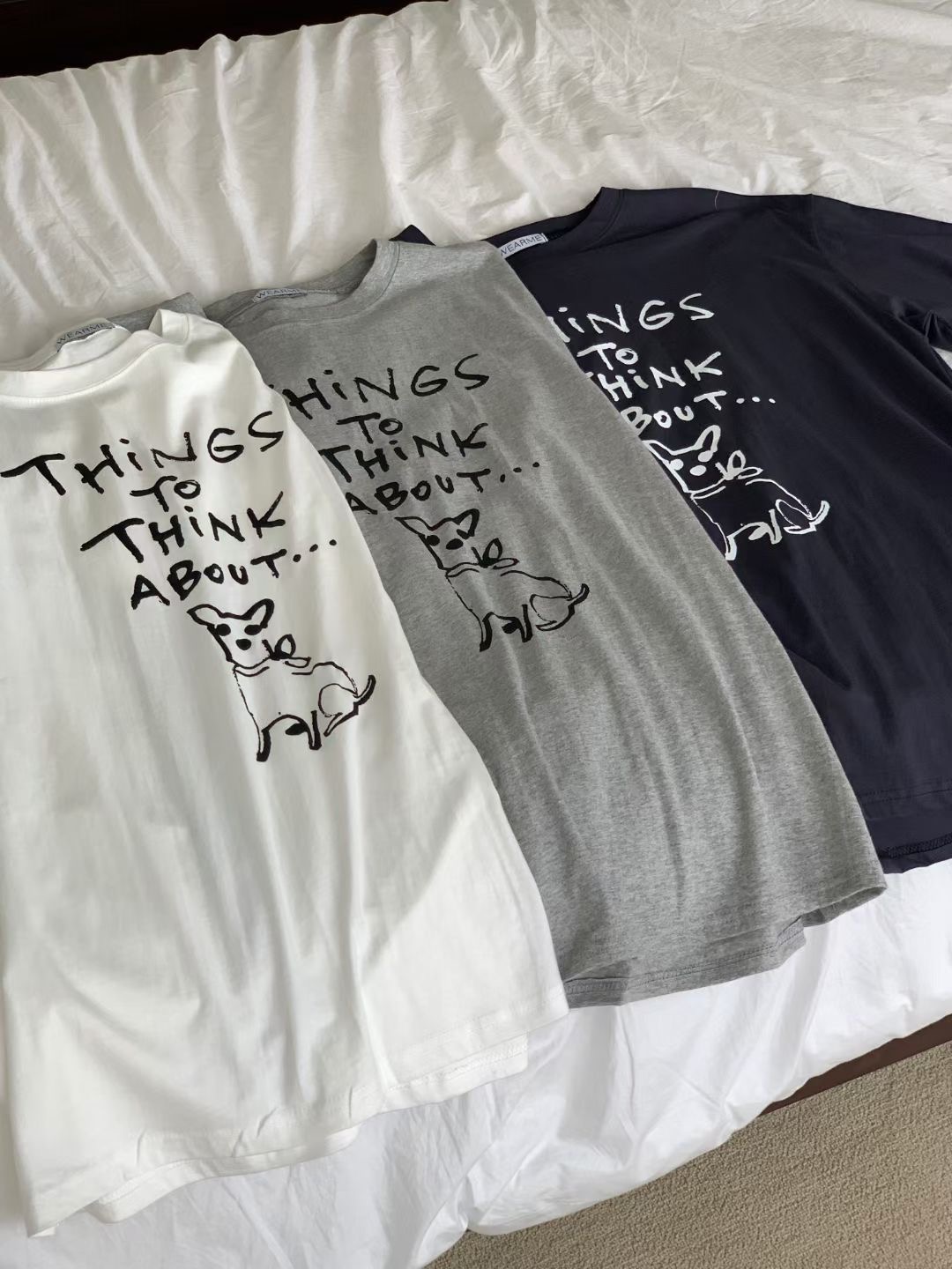 WEARME東大門㊣直郵女士新品熱賣25秋冬真品推薦T恤不含腰帶WEARMET恤