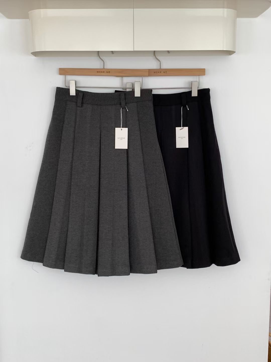 WEARME韓國代購㊣女士新品時尚休閑職業人氣25秋冬熱賣長裙WEARME長裙