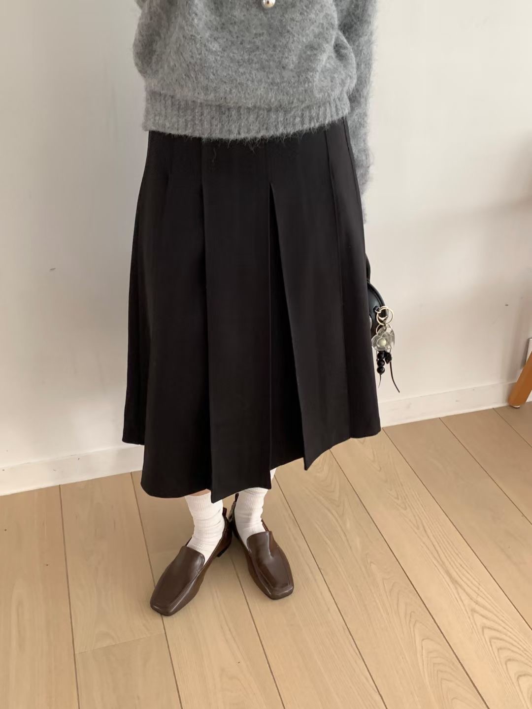 WEARME韓國代購㊣女士新品時尚休閑職業人氣25秋冬熱賣長裙WEARME長裙圖色2