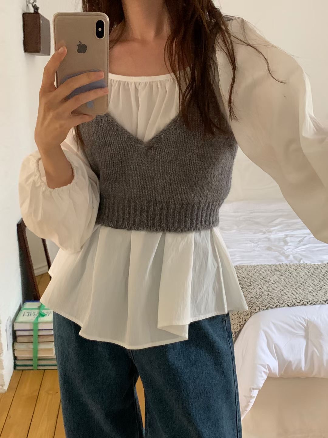 WEARME韓國直郵㊣女士新品25秋冬休閑熱賣吊帶背心不含內搭WEARME吊帶/背心圖色2