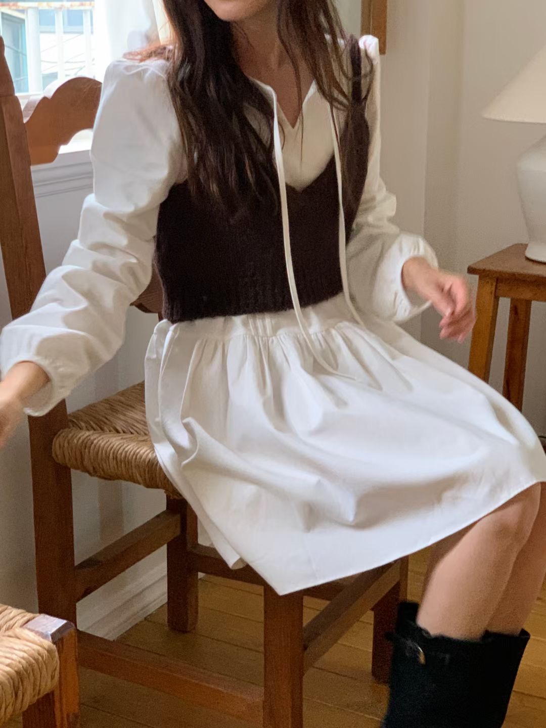 WEARME韓國直郵㊣女士新品25秋冬休閑熱賣吊帶背心不含內搭WEARME吊帶/背心圖色3