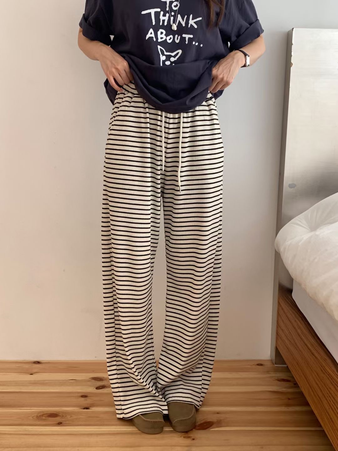 WEARME東大門㊣代購女裝新品25秋冬推薦休閑時尚人氣休閑褲WEARME休閑褲圖色2