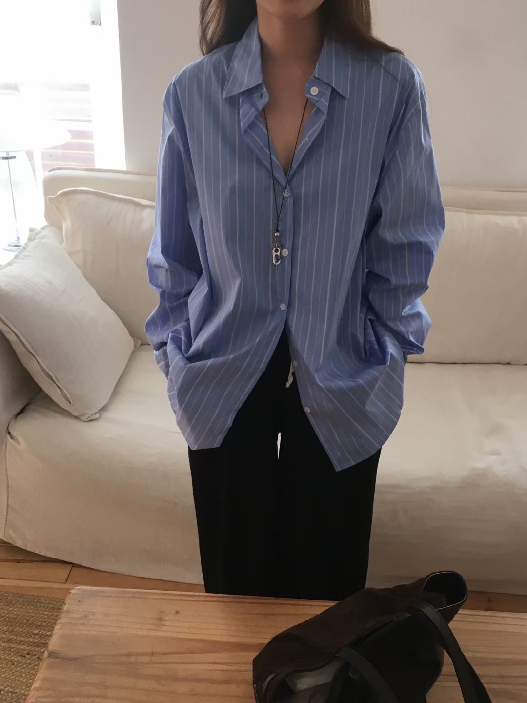 WEARME東大門㊣代購女裝新款熱賣人氣25秋冬職業襯衫蕾絲衫WEARME襯衫/蕾絲衫圖色1