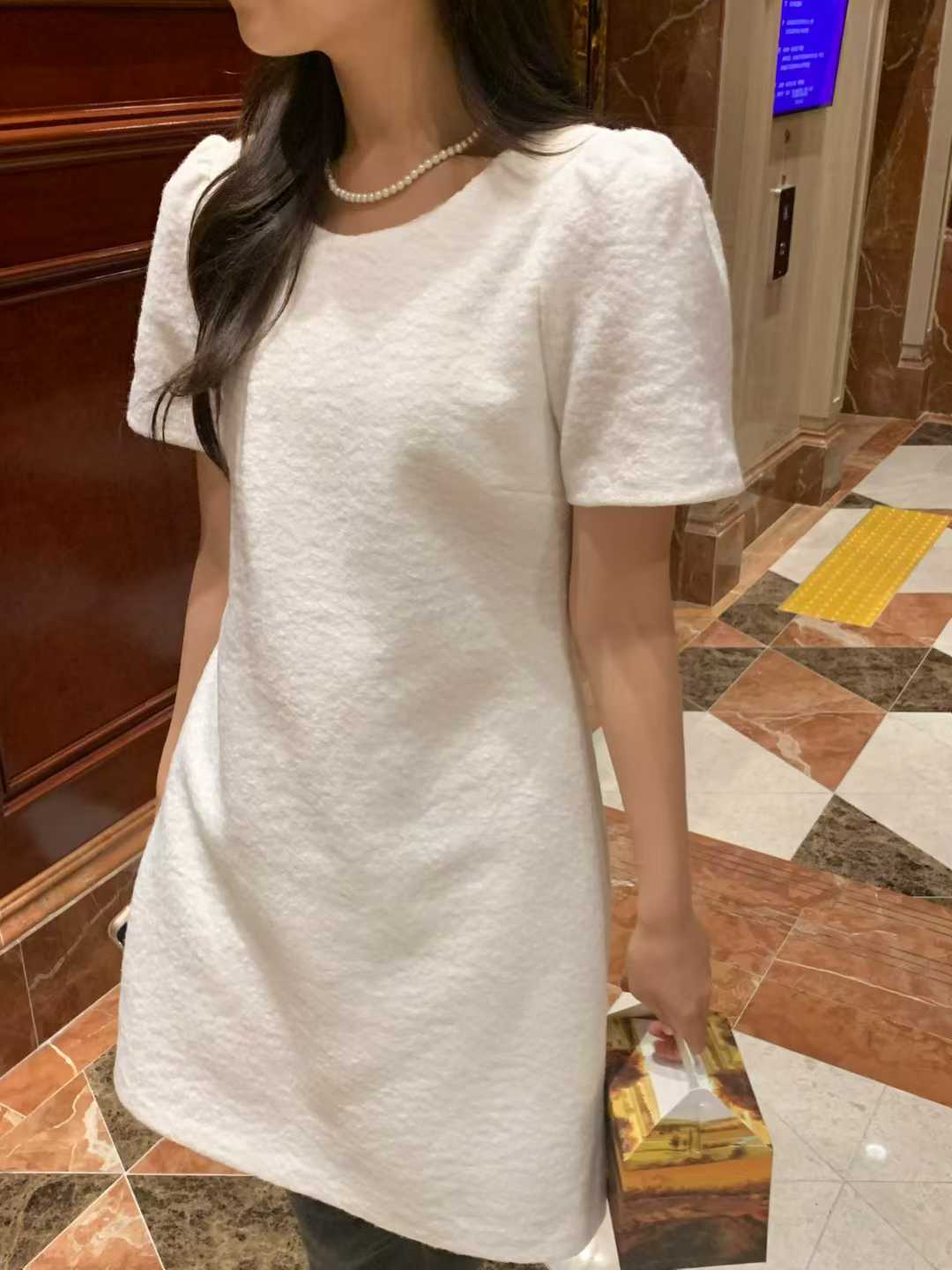 ALL OVER東大門㊣代購女士新品時尚25秋冬人氣休閑連衣裙柔軟ALL OVER連衣裙