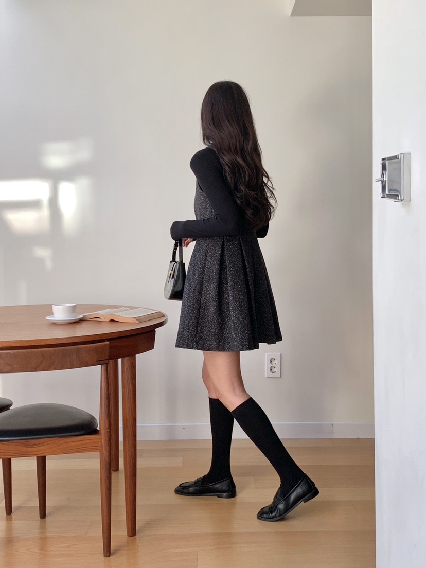 RE:OPENING東大門㊣代購女裝新品熱賣25秋冬休閑推薦連衣裙RE:OPENING連衣裙