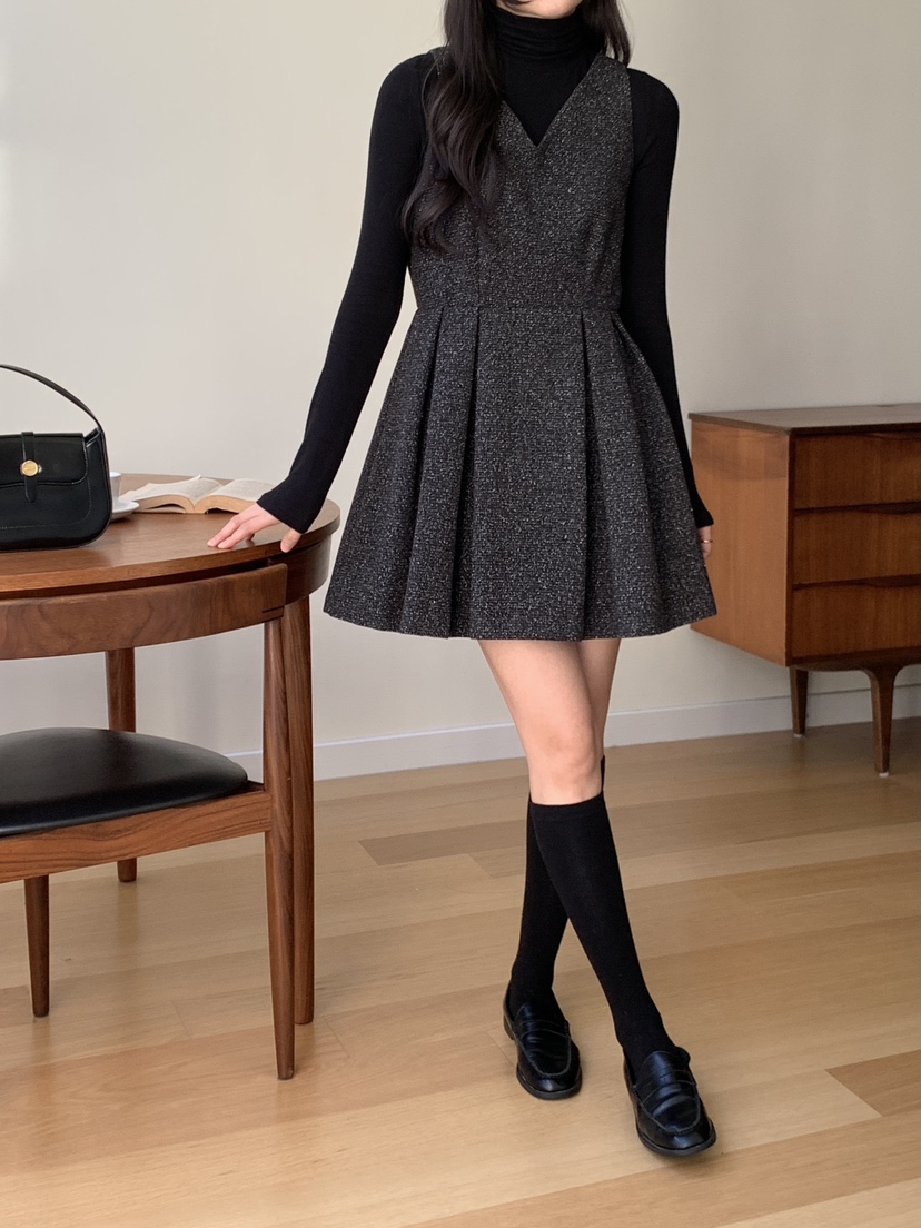 RE:OPENING東大門㊣代購女裝新品熱賣25秋冬休閑推薦連衣裙RE:OPENING連衣裙