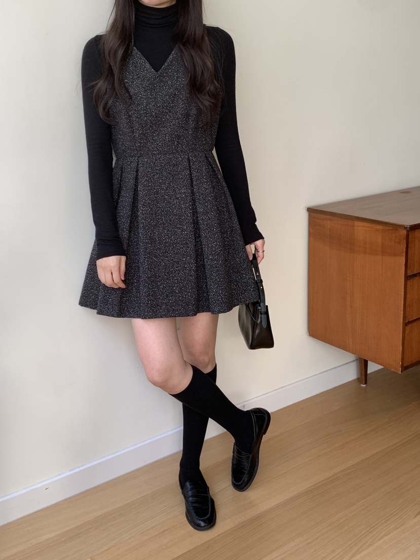 RE:OPENING東大門㊣代購女裝新品熱賣25秋冬休閑推薦連衣裙RE:OPENING連衣裙