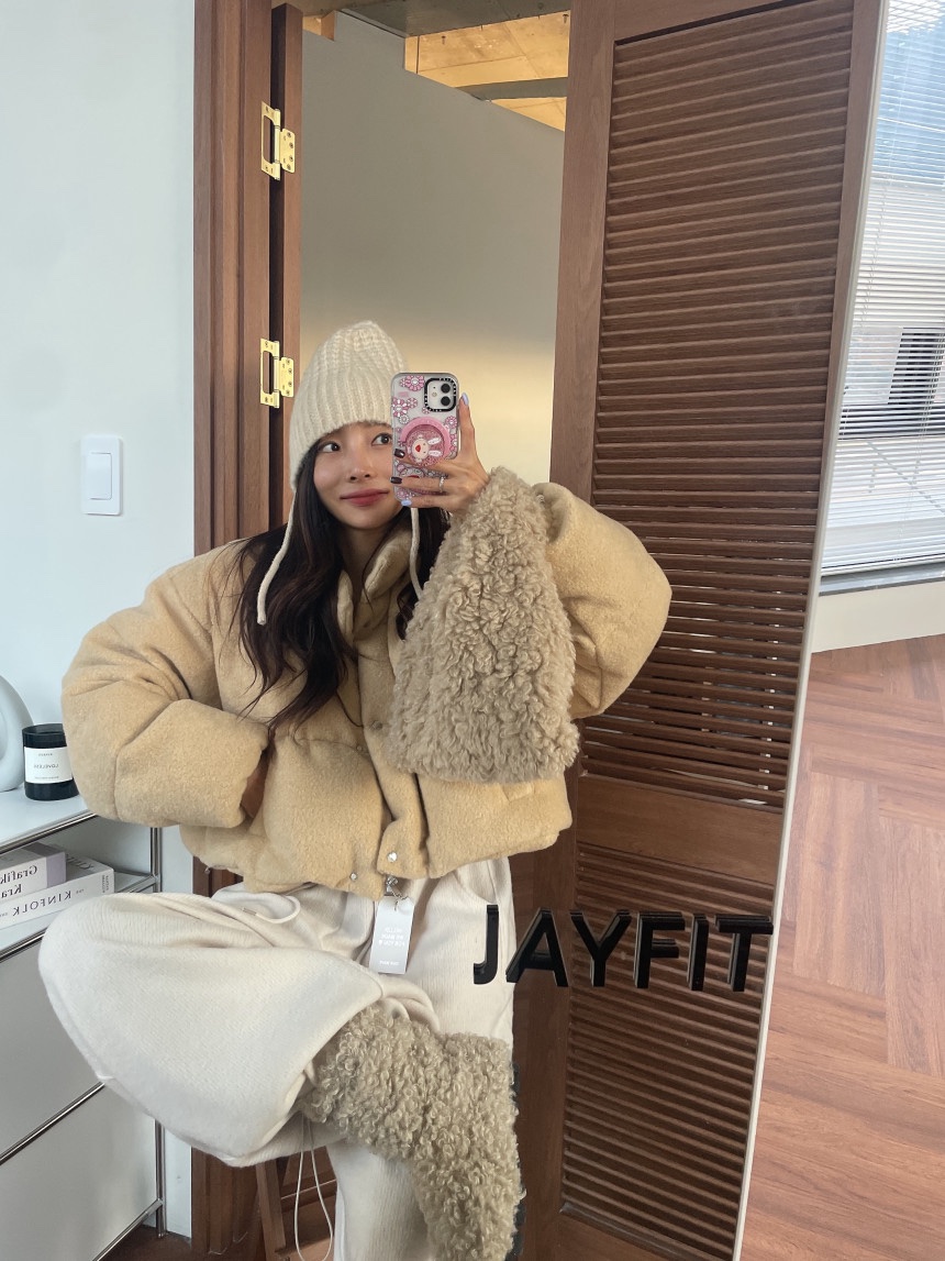 OURWAVE/OUR ROOM東大門㊣直郵女裝新品休閑短款羽絨服填充鴨絨Our Wave/Our Room短款羽絨服