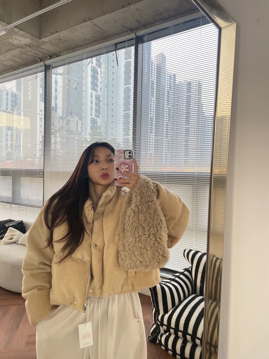 OURWAVE/OUR ROOM東大門㊣直郵女裝新品休閑短款羽絨服填充鴨絨Our Wave/Our Room短款羽絨服