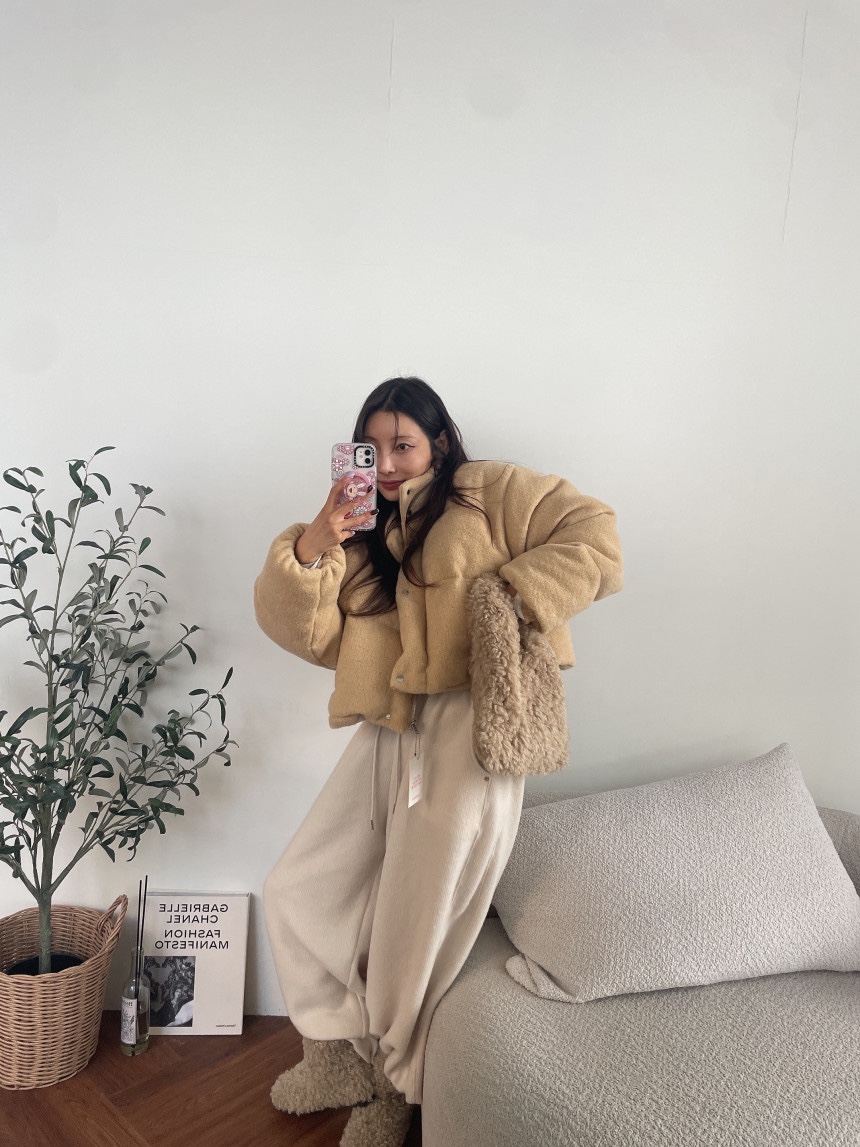 OURWAVE/OUR ROOM東大門㊣直郵女裝新品休閑短款羽絨服填充鴨絨Our Wave/Our Room短款羽絨服