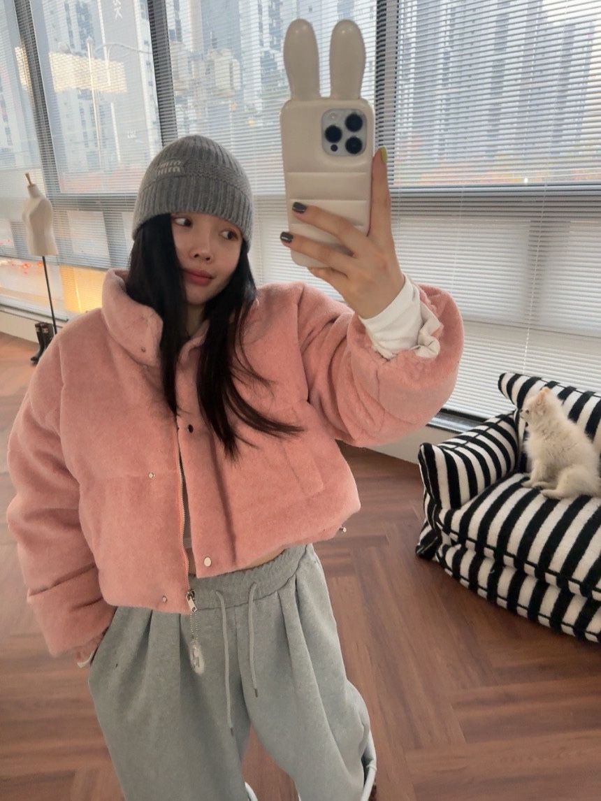 OURWAVE/OUR ROOM東大門㊣直郵女裝新品休閑短款羽絨服填充鴨絨Our Wave/Our Room短款羽絨服