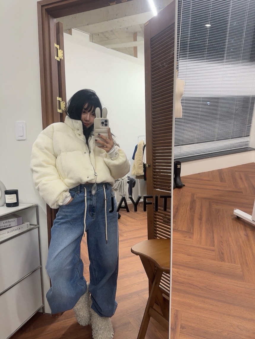 OURWAVE/OUR ROOM東大門㊣直郵女裝新品休閑短款羽絨服填充鴨絨Our Wave/Our Room短款羽絨服