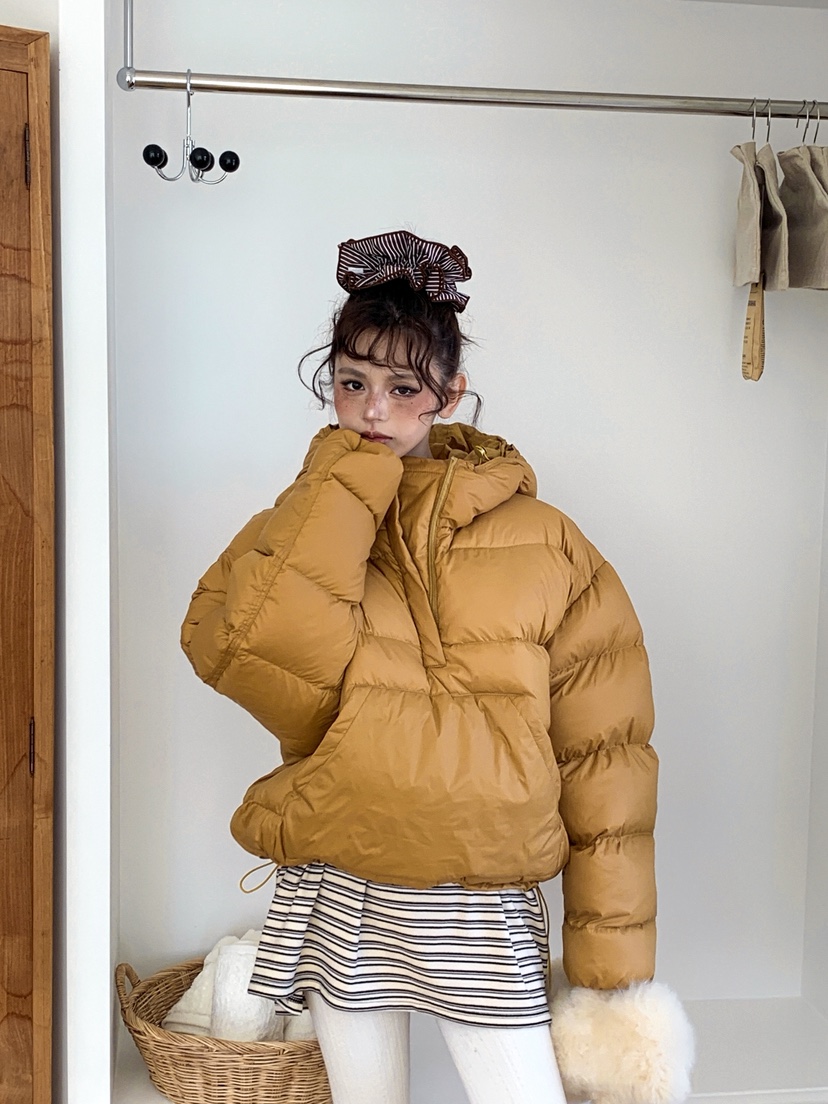 OURWAVE/OUR ROOM韓國代購㊣女士新款真品推薦短款羽絨服絨Our Wave/Our Room短款羽絨服