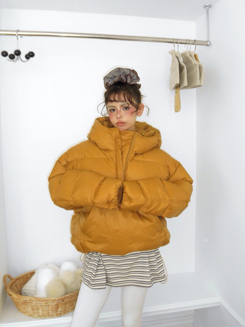 OURWAVE/OUR ROOM韓國代購㊣女士新款真品推薦短款羽絨服絨Our Wave/Our Room短款羽絨服