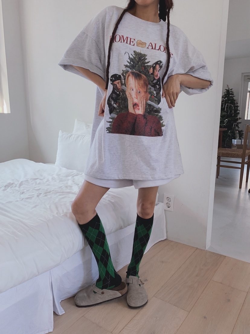 OURWAVE/OUR ROOM韓國直郵㊣女士新款熱賣真品推薦T恤加絨Our Wave/Our RoomT恤