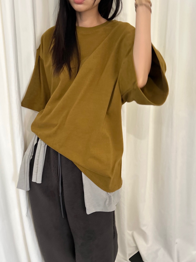 ME MO東大門㊣實拍女士新款人氣職業25秋冬真品T恤不含脖帶ME MOT恤