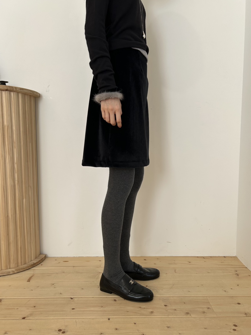 ME MO東大門㊣代購女士新款休閑職業人氣半身裙中短裙天鵝絨ME MO半身裙/中短裙