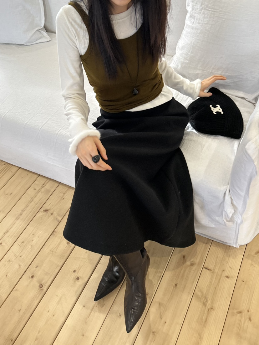 ME MO東大門㊣直郵女士新品人氣真品25秋冬推薦長袖T恤貂皮ME MO長袖T恤