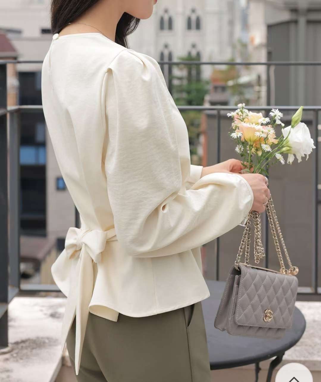 HARA東大門㊣實拍女裝新品人氣休閑熱賣時尚真品襯衫蕾絲衫HARA襯衫/蕾絲衫