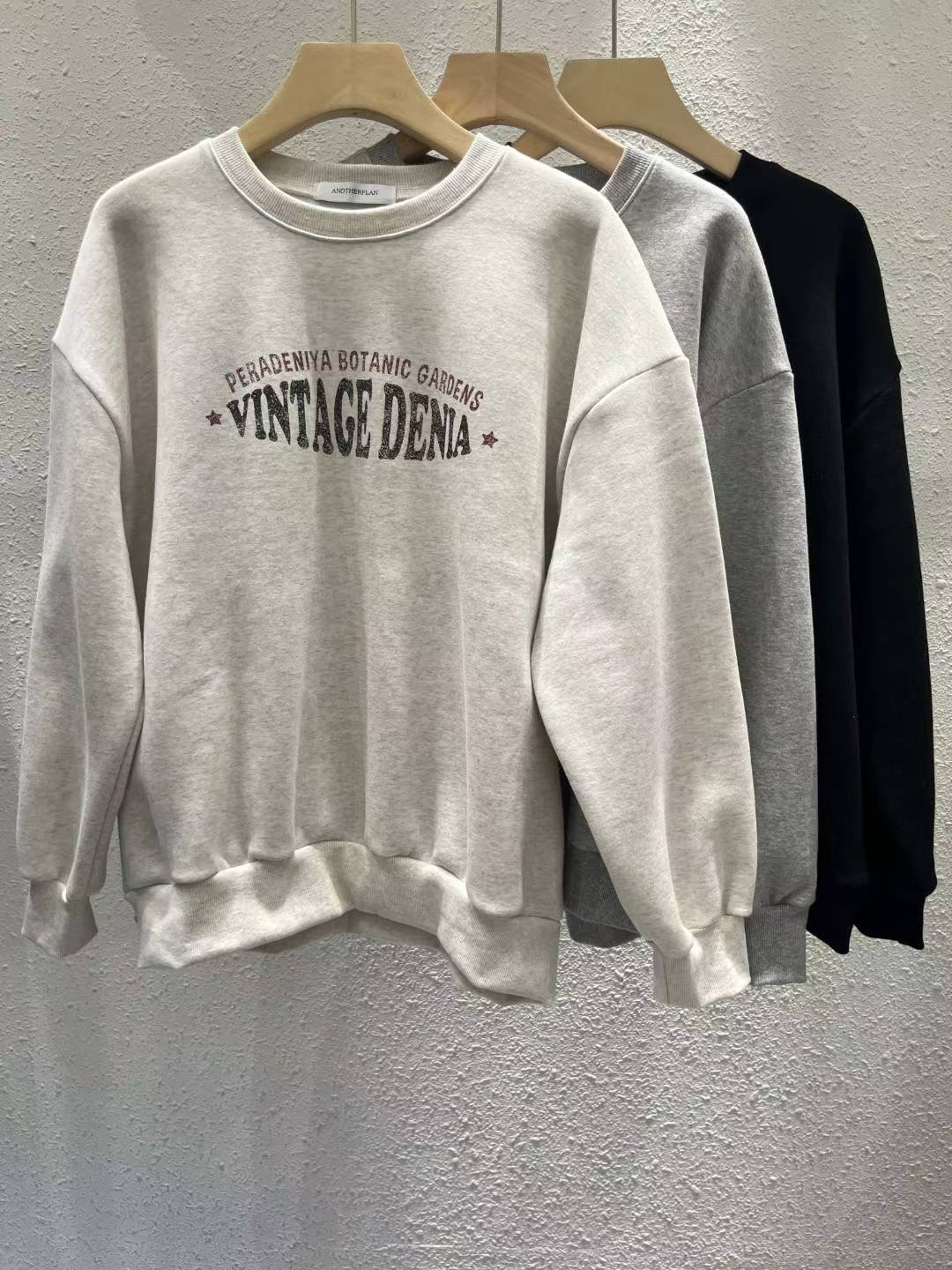 ANOTHERPLAN東大門㊣代購女裝新品時尚推薦職業熱賣衛衣絎縫ANOTHERPLAN衛衣