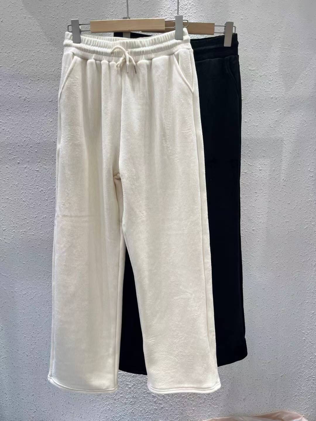 ANOTHERPLAN韓國直郵㊣女士新款時尚休閑休閑褲燈芯絨闊腿褲ANOTHERPLAN休閑褲