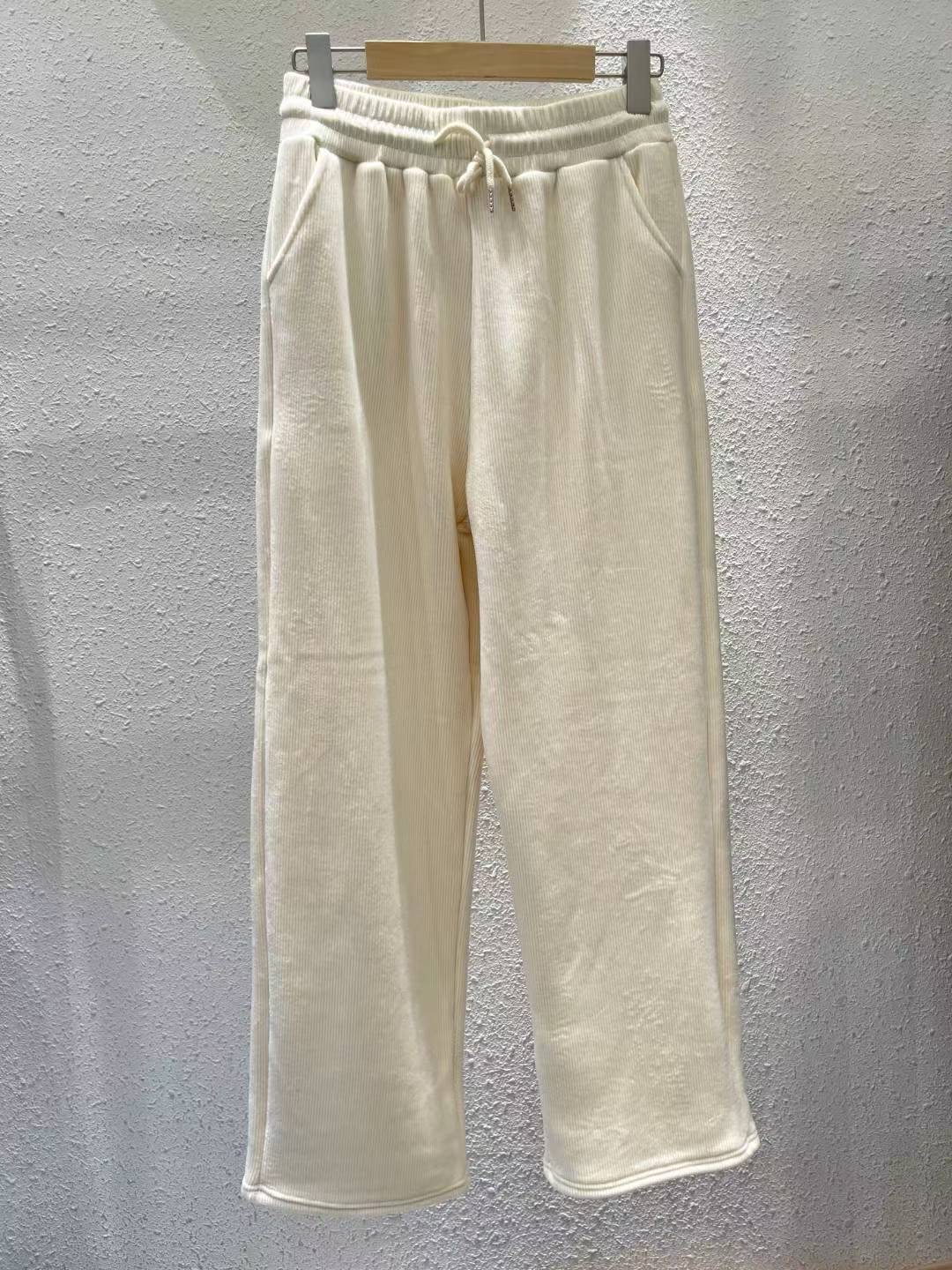 ANOTHERPLAN韓國直郵㊣女士新款時尚休閑休閑褲燈芯絨闊腿褲ANOTHERPLAN休閑褲圖色1