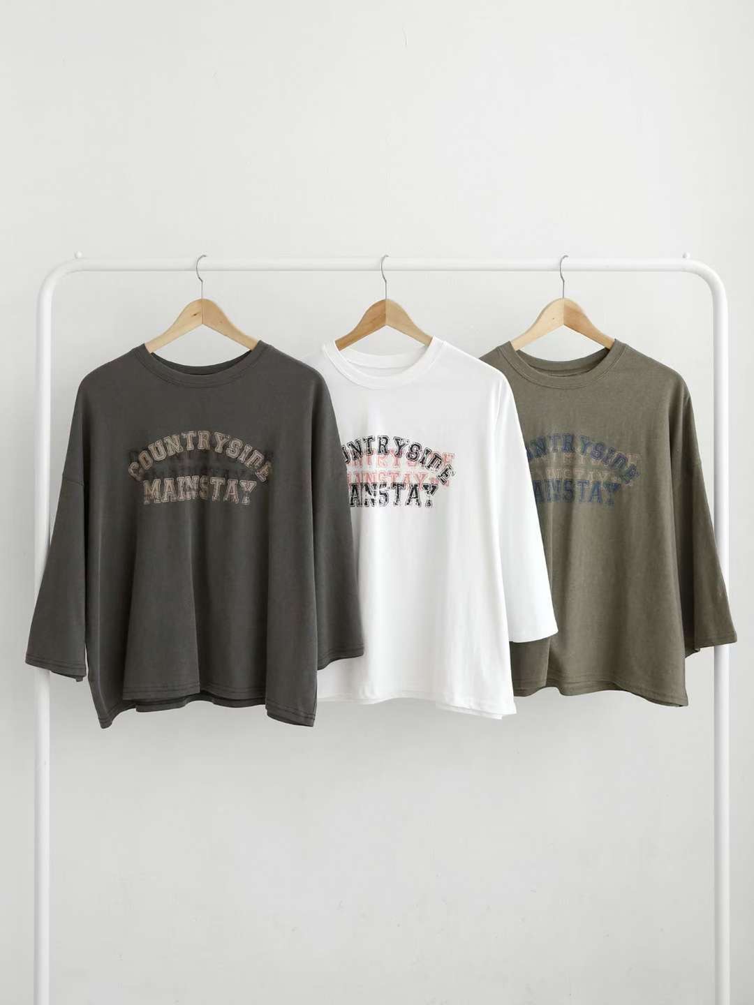 ANOTHERPLAN東大門㊣直郵女裝新品推薦休閑職業25秋冬長袖T恤ANOTHERPLAN長袖T恤圖色3左三色