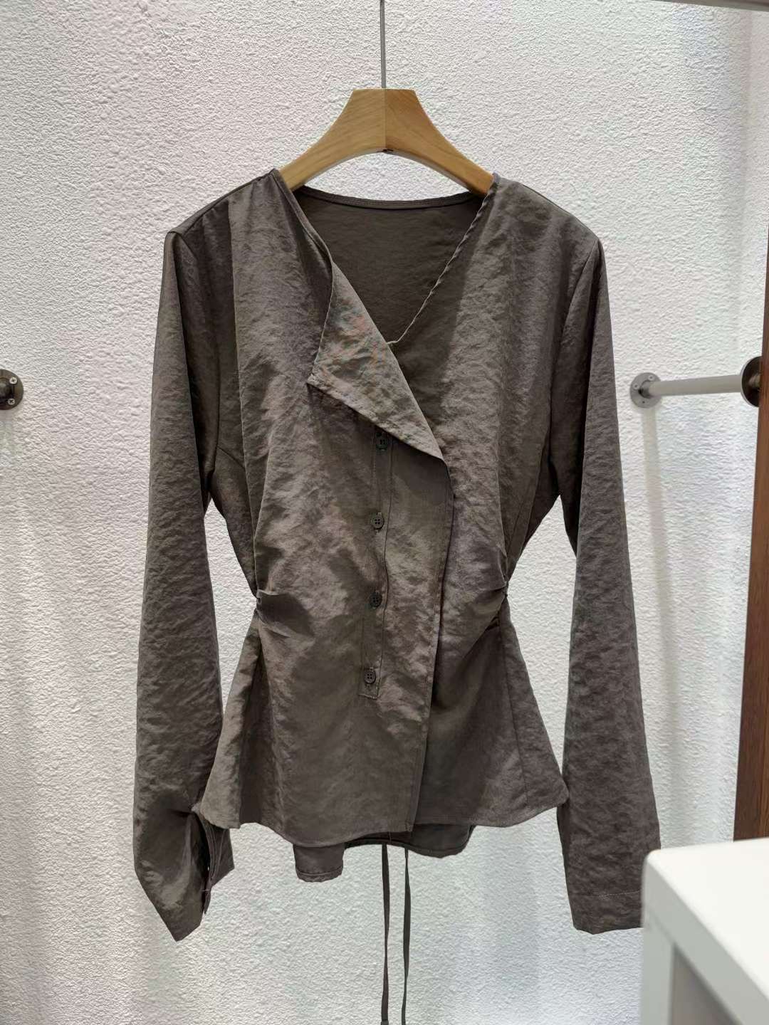 HARA韓國直郵㊣女士新品人氣25秋冬真品職業時尚襯衫蕾絲衫HARA襯衫/蕾絲衫圖色2