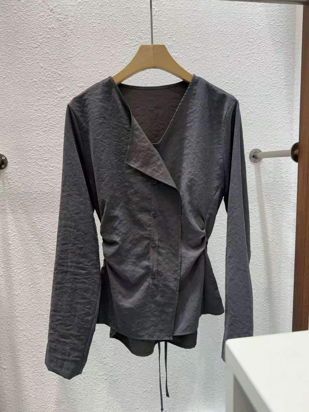 HARA韓國直郵㊣女士新品人氣25秋冬真品職業時尚襯衫蕾絲衫HARA襯衫/蕾絲衫圖色3