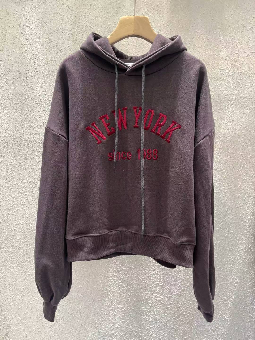 ANOTHERPLAN韓國代購㊣女裝新款職業休閑時尚衛衣連帽衫刺繡ANOTHERPLAN衛衣圖色3